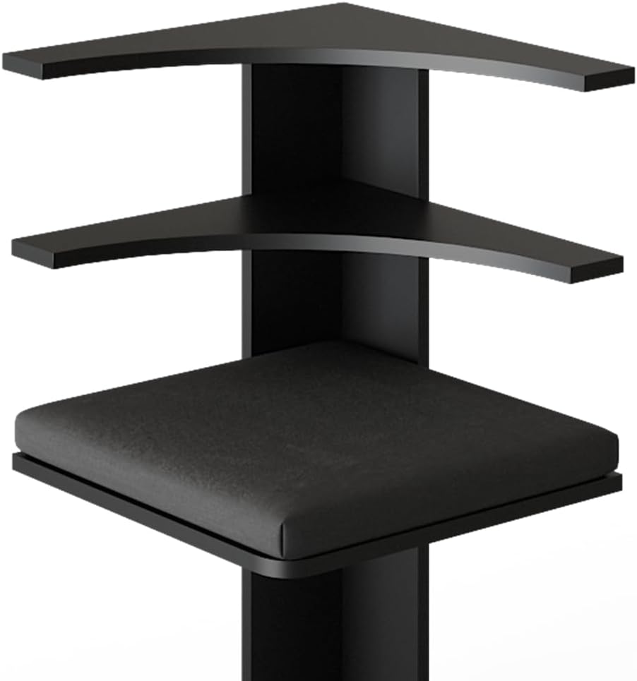 Vicco Esszimmer-Eckbank Roman, Schwarz, 43.5 x 43.5 cm Schwarz Sitzecke, Schwarz Sitzecke