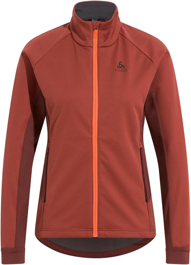 Odlo Damen Brensholmen_612661 Langlauf Jacke S cinnabar - spiced apple, S cinnabar - spiced apple