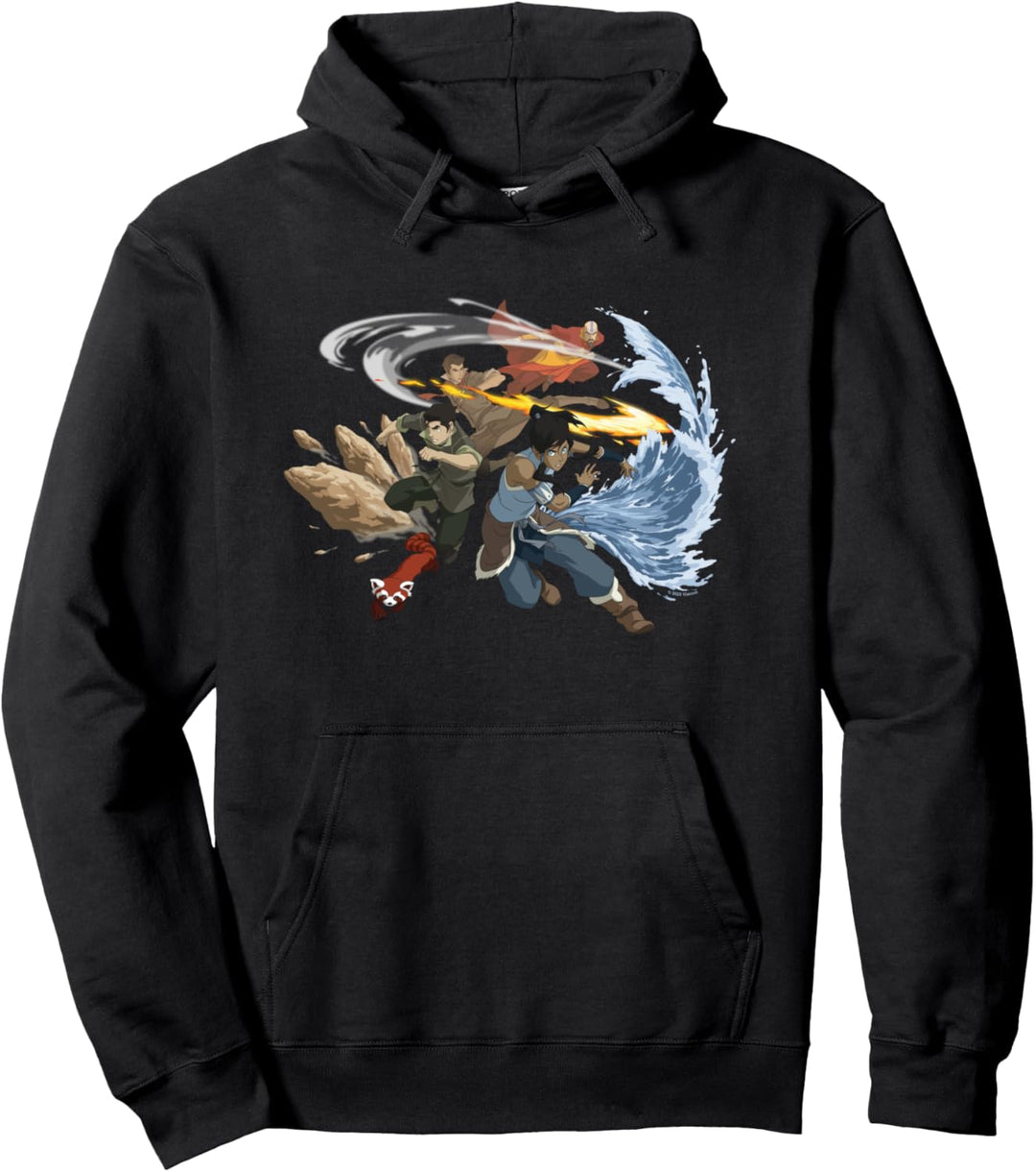 Avatar: Legend of Korra Mako, Bolin and Tenzin Pullover Hoodie