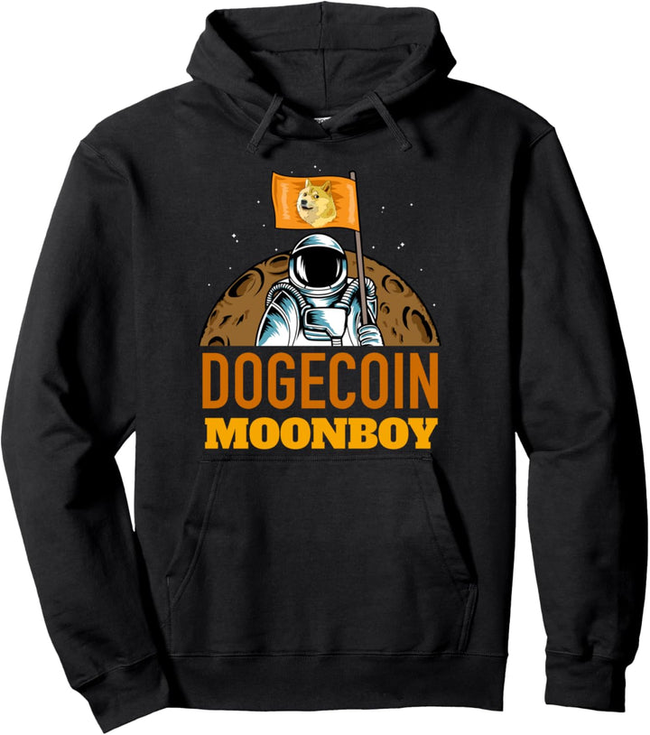 Dogecoin Moonboy - Kryptowährung und Dogecoin Pullover Hoodie