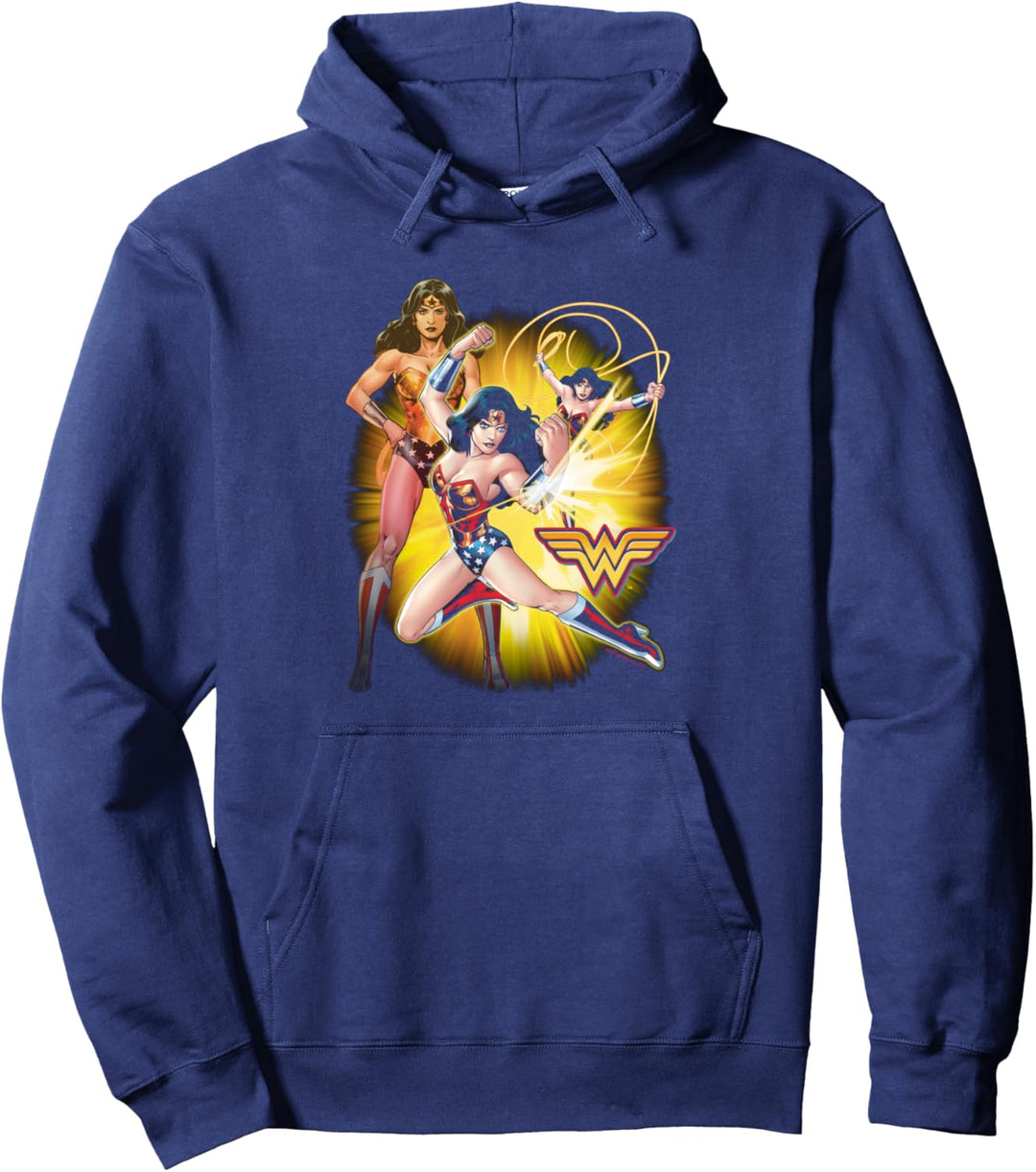 Wonder Woman Poses Pullover Hoodie