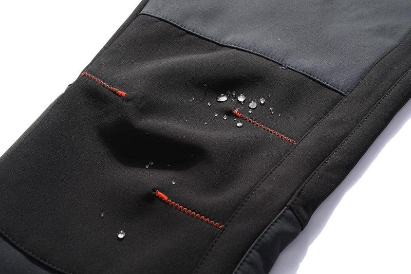 BenBoy Herren Wanderhose Wasserdicht Softshellhose Outdoorhose Winddicht Warm Gefüttert Skihose Snow