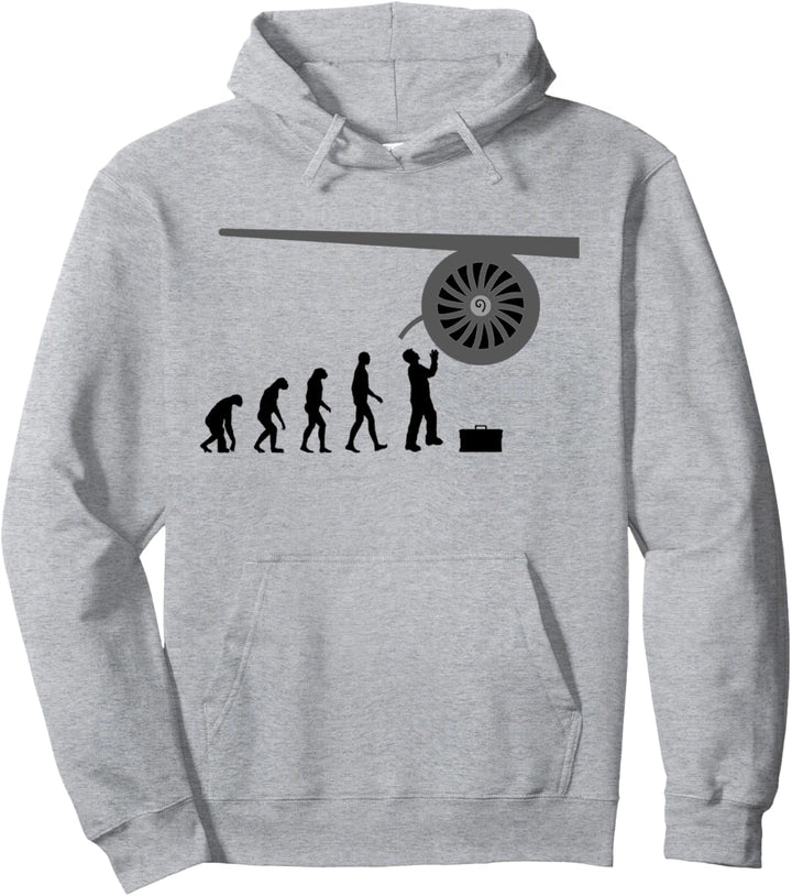 Fluggerätemechaniker Flugzeug Triebwerk Techniker Pullover Hoodie