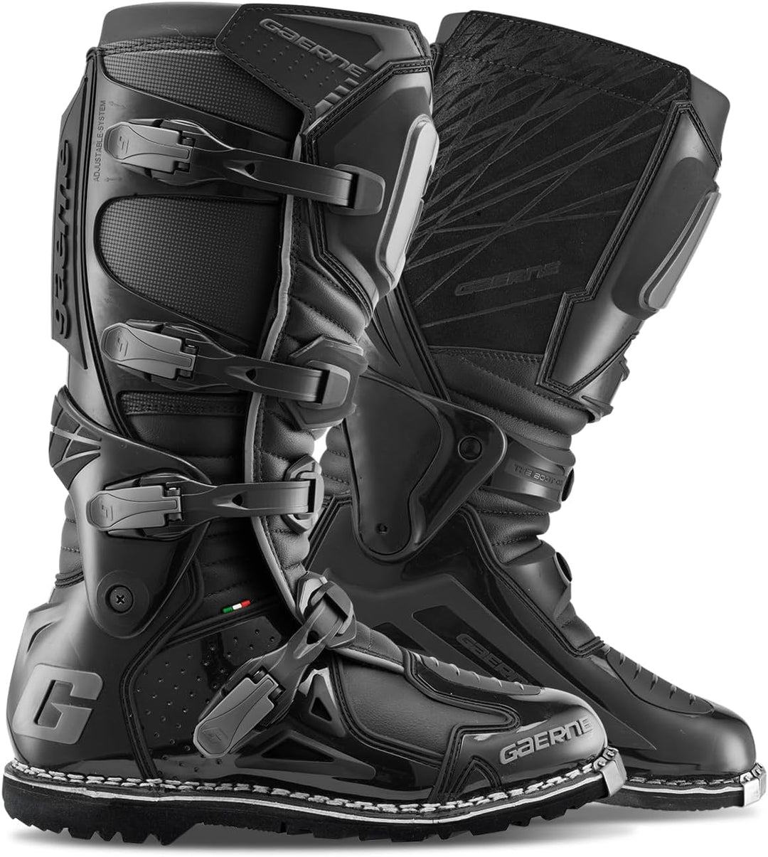 Gaerne Motocross-Stiefel Fastback Endurance 44 EU Schwarz, 44 EU Schwarz