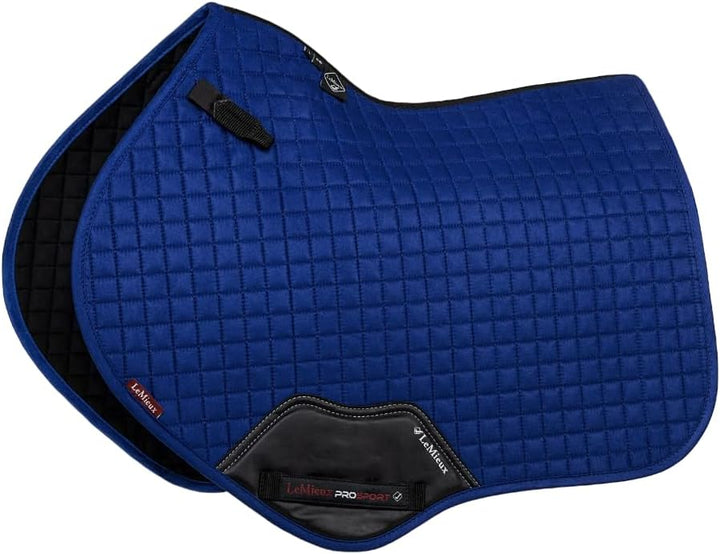 LeMieux Prosport Cotton Close Contact Square Schabracke L Benetton Blue, L Benetton Blue