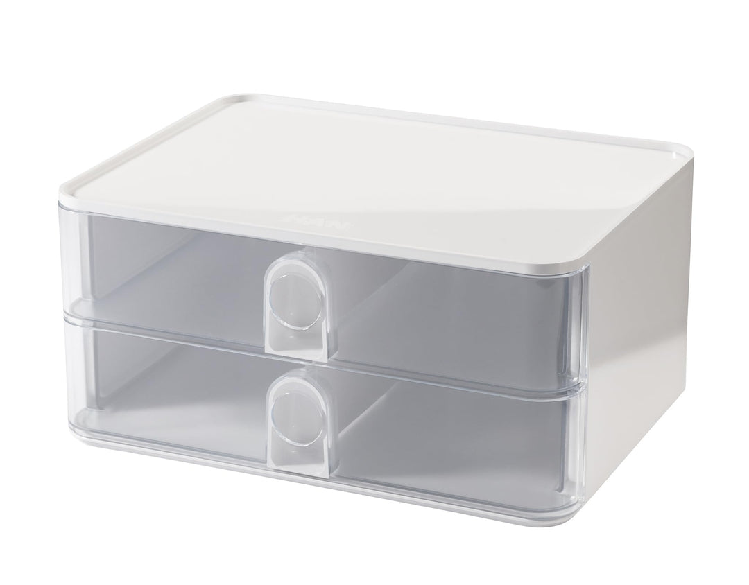 HAN Schubladenbox Allison SMART-BOX mit 2 Schubladen und Trennwand, Kabelführung, stapelbar, Utensil