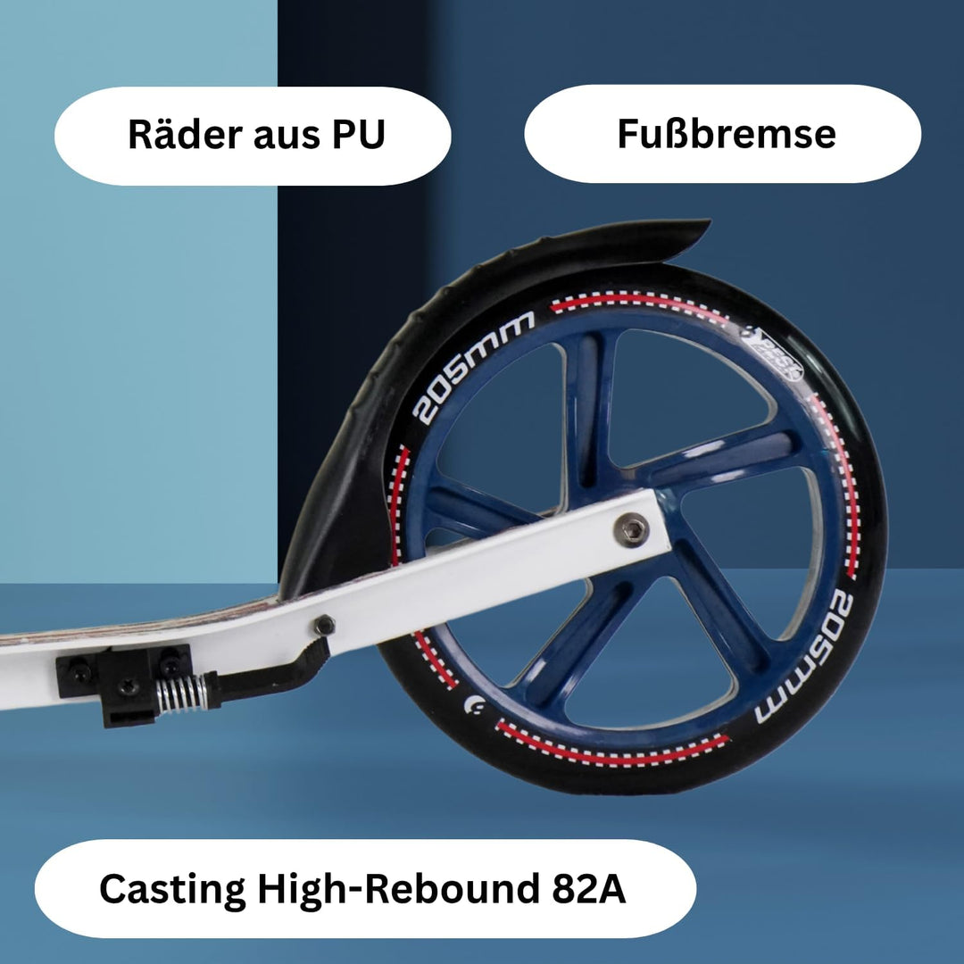 Best Sporting Scooter Erwachsene I klappbarer Roller mit Ständer I hochwertiger City-Roller für Erwa