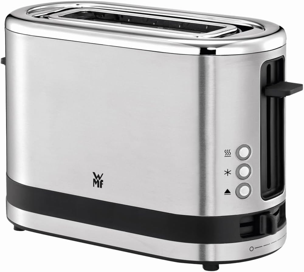 WMF Küchenminis 1-Scheiben Toaster Langschlitz XXl-Toast Brötchenaufsatz 7 Bräunungsstufen Überhitzu