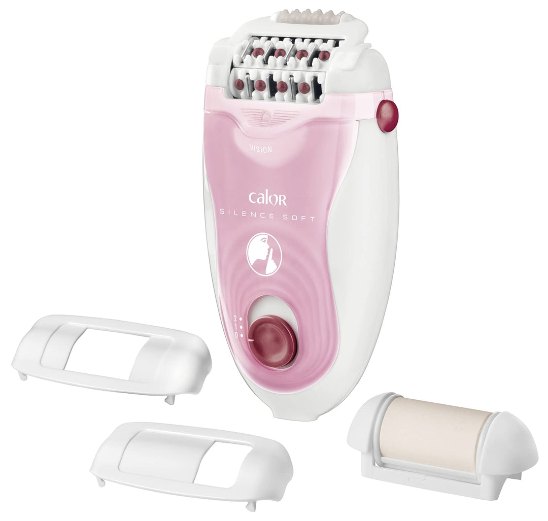 Calor Silence Soft 24tweezers Epilierer (integriert, 4,8 W), Rosa, Weiss