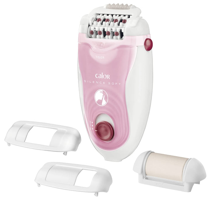 Calor Silence Soft 24tweezers Epilierer (integriert, 4,8 W), Rosa, Weiss