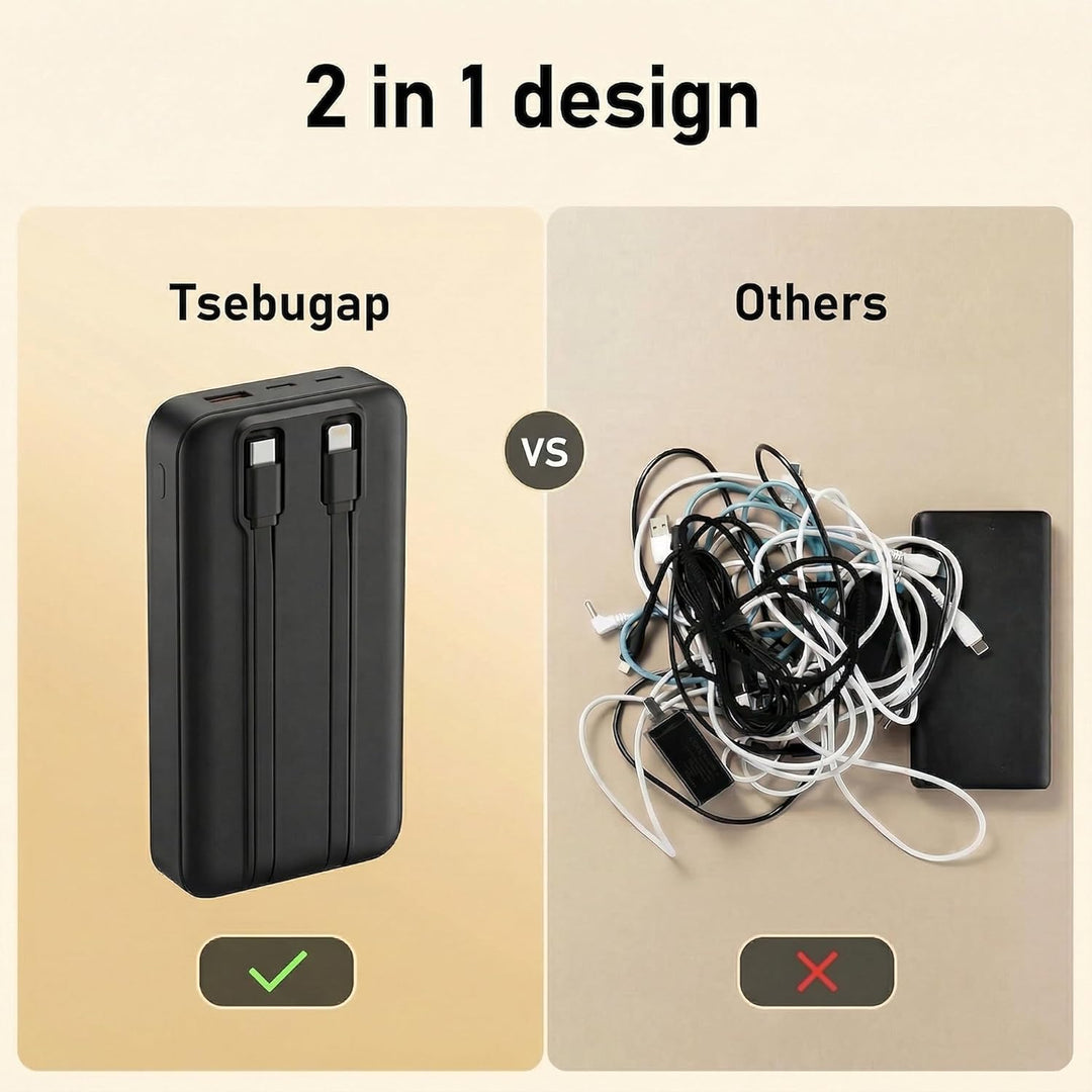 Powerbank 20000mah PD 22.5w Power Bank Schnellladefunktion Externe Handyakkus Mini Powerbank Mit Kab