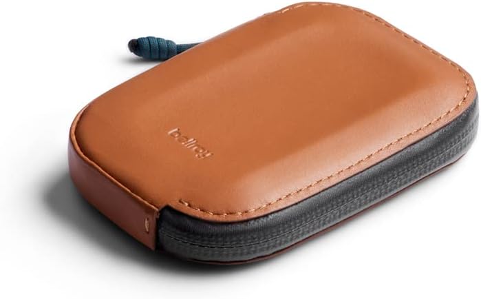 Bellroy All-Conditions Card Pocket, Leder , Wasserfest, Wasserbeständig- Bronze, Bronze