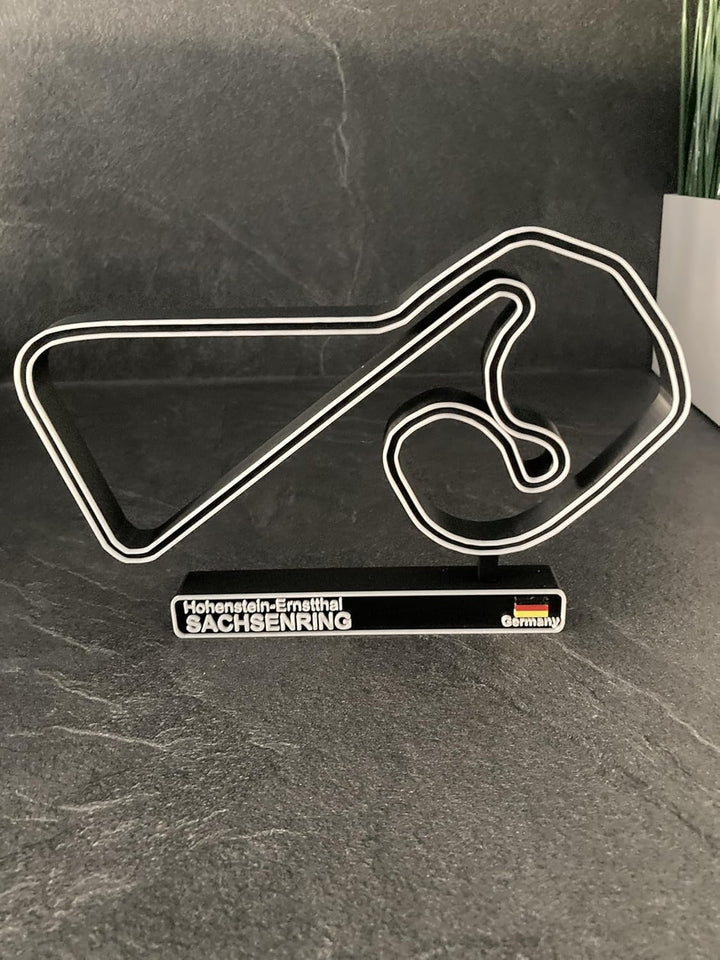 Sachsenring Rennbahn, 3D-Rennbahn, Auto-Dekoration