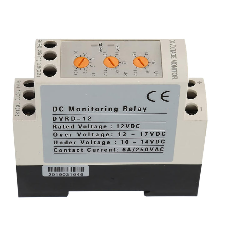 13V-17V 10V-14V Spannungsüberwachungsrelais DC 12V Überspannungs- und Unterspannungsschutzrelais 35m