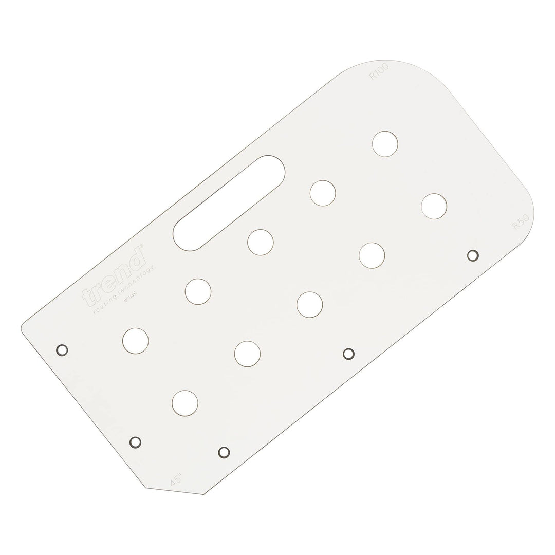 Trend Multifunktionale Tischfrässchablone, MFT-Stil Arbeitsplatten, kompatibel mit Tauchfräse, strap