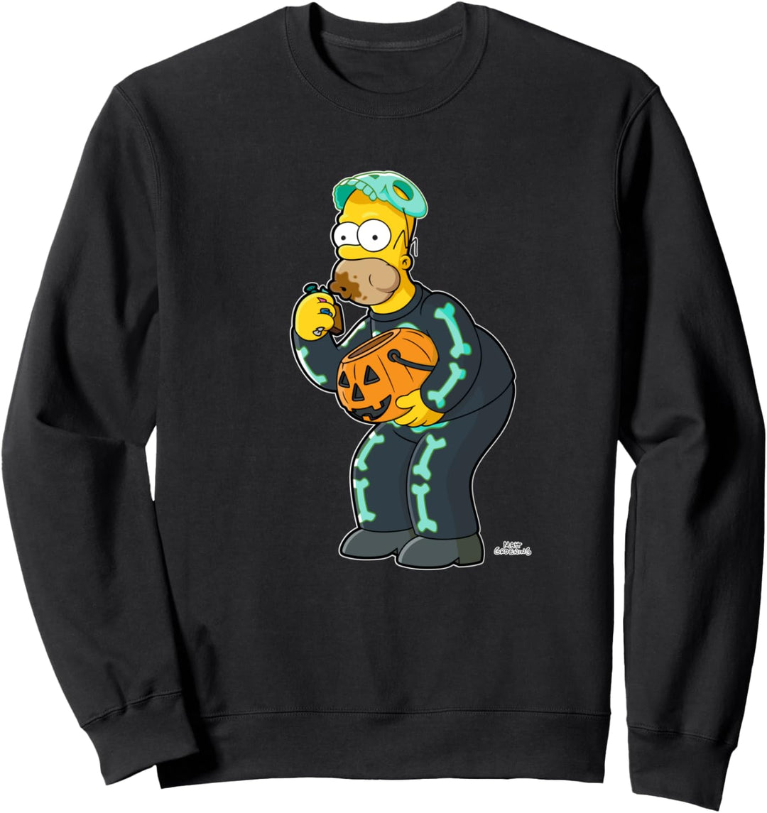 The Simpsons Homer Candy Feast Treehouse of Horror Halloween Sweatshirt