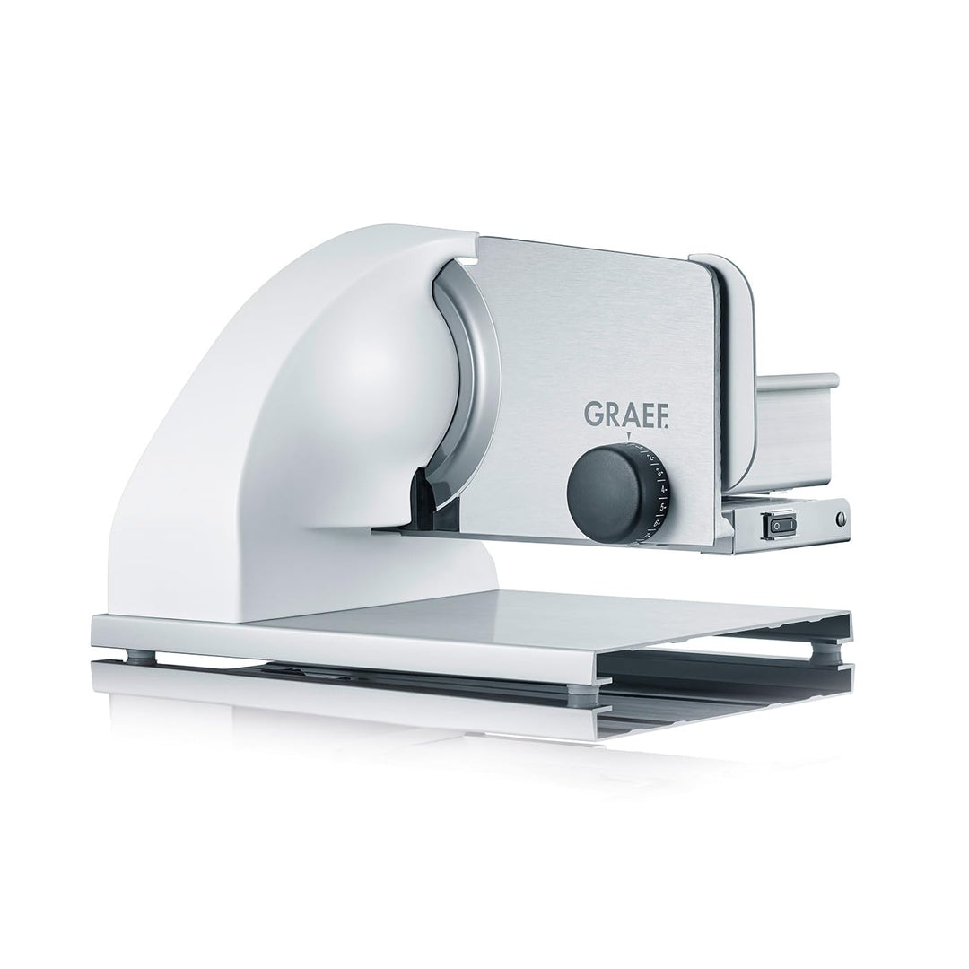 GRAEF SKS901EU Allesschneider, aluminium eloxiert/weiss Aluminium Eloxiert / Weiss, Aluminium Eloxie
