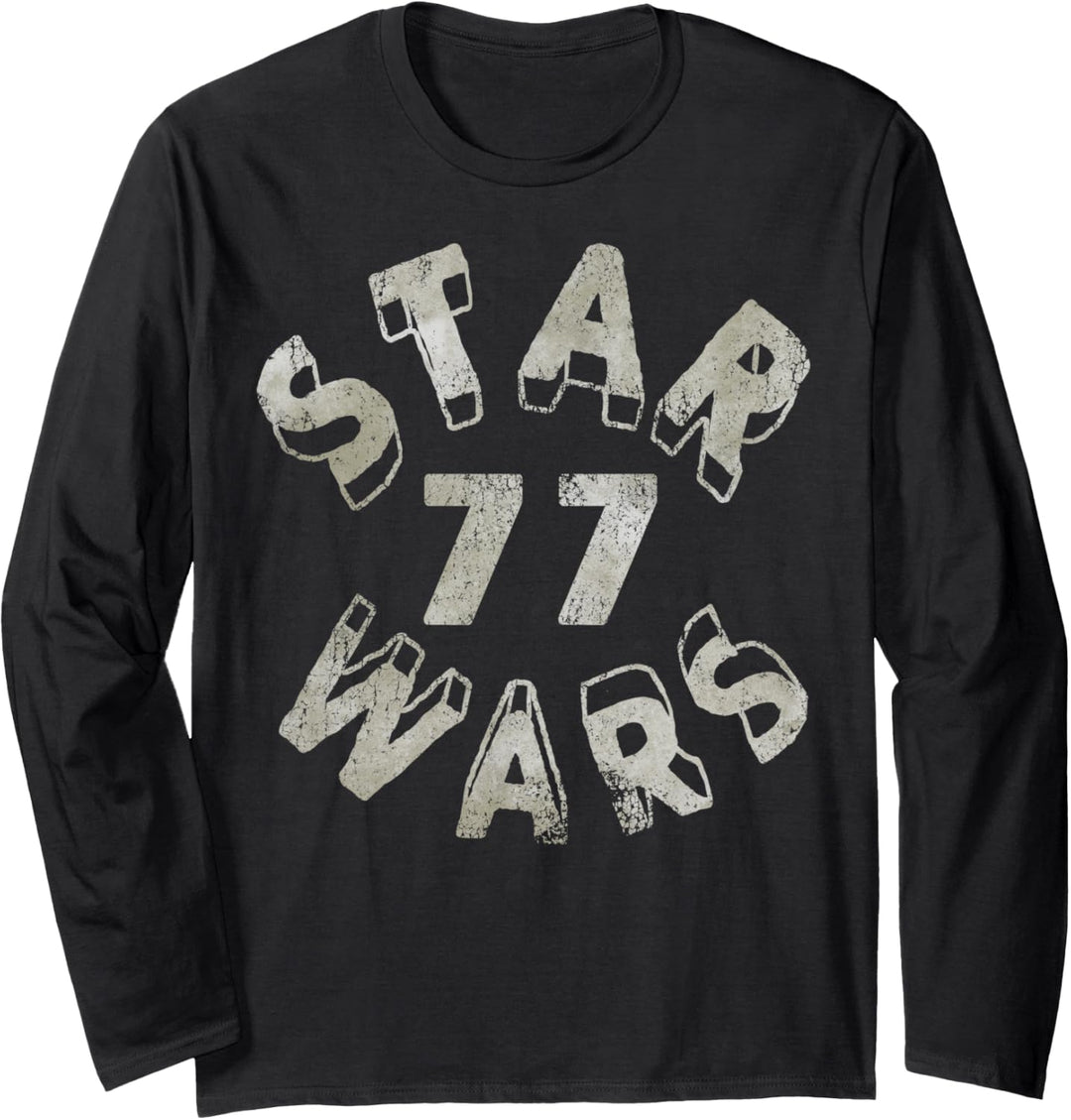 Star Wars '77 Circle Text Langarmshirt