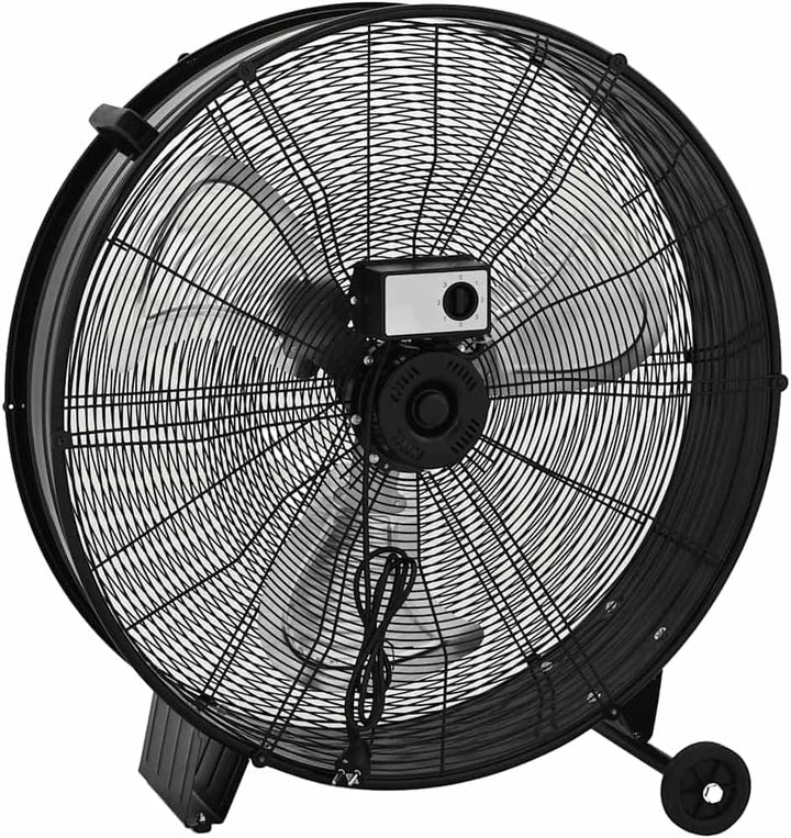 vidaXL Trommelventilator mit Rollen Industrie Bodenventilator Industrieventilator Windmaschine Venti