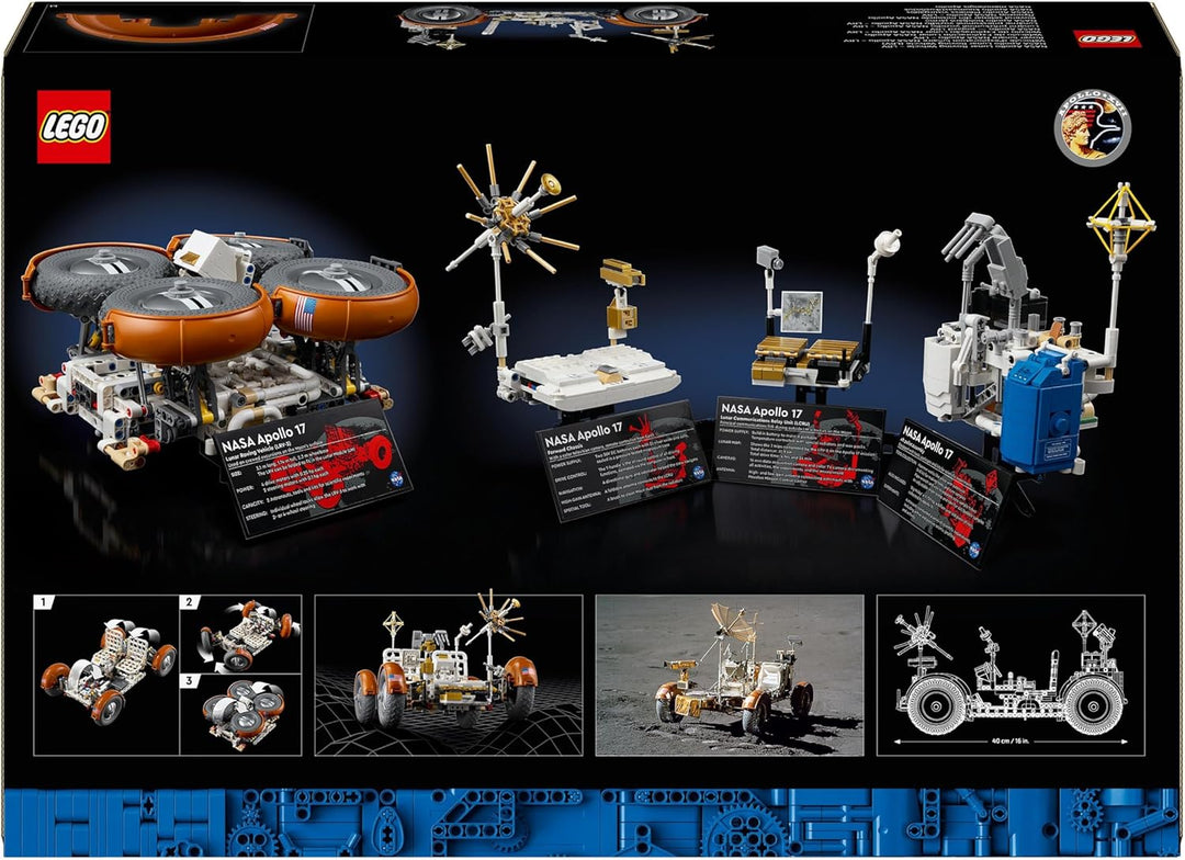 LEGO Technic NASA Apollo Lunar Roving Vehicle (LRV), Mondrover-Modell für Erwachsene; Raumfahrt-Samm