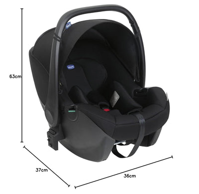 Chicco Kory Essential I-Size Autositz von 40 cm bis 85 cm, Gruppe 0+ für Babys, zugelassen nach ECE