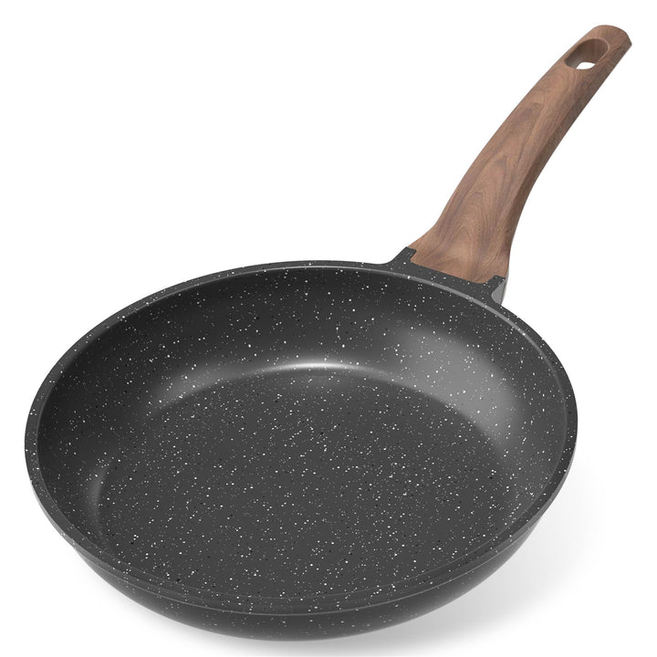 YASHE Bratpfanne mit Antihaftbeschichtung, 28 cm, Pfanne mit Granitbeschichtung für Eier, Pfannkuche