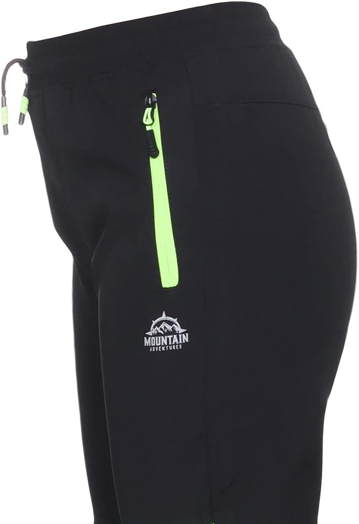 Kinder Thermohose Jungen Mädchen Outdoor Softshell Hose Trekking Herbst Winter Schneehose Skihose Wa
