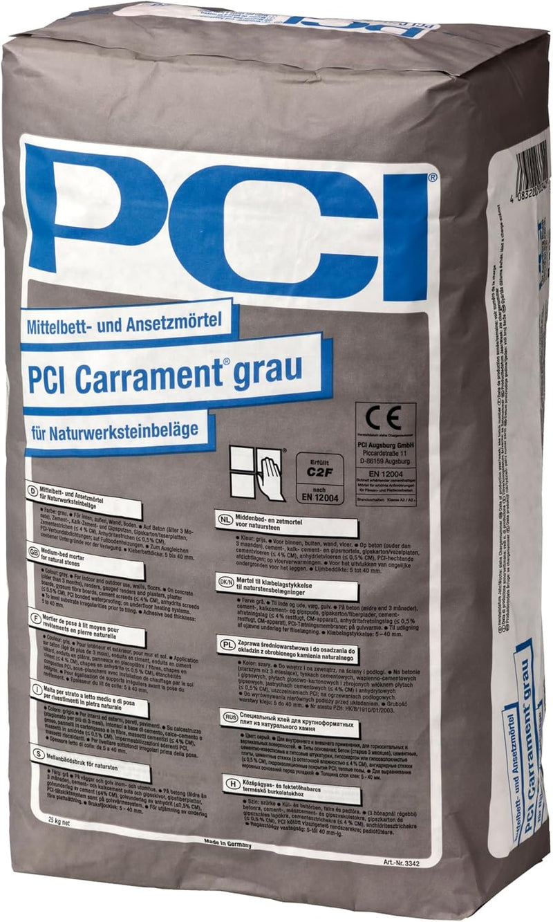 PCI Carrament 25 kg, versch. Farben Grau