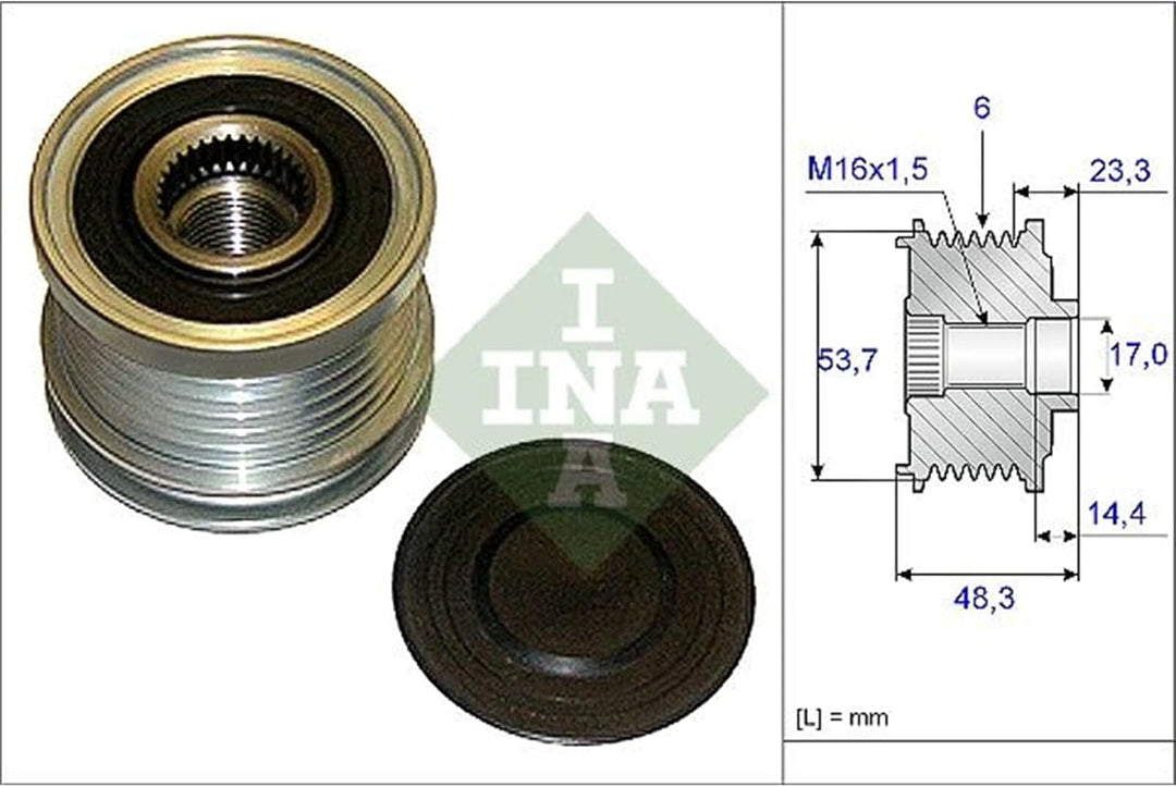 INA 535 0204 10 Generatorfreilauf