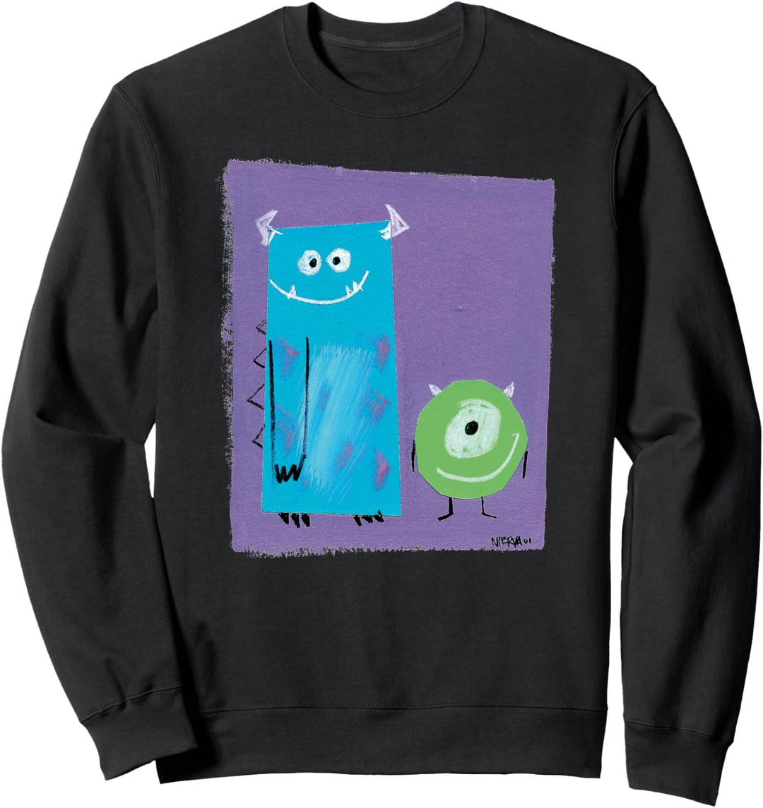 Disney Pixar Monsters Inc. Mike And Sully Painting Sweatshirt