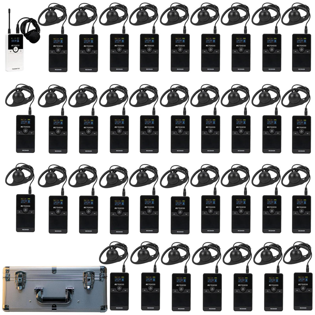 Retekess TT116 Tour Guide System, Audio Whisper Tour Guide System, 200 m, Rauschunterdrückung, Kirch