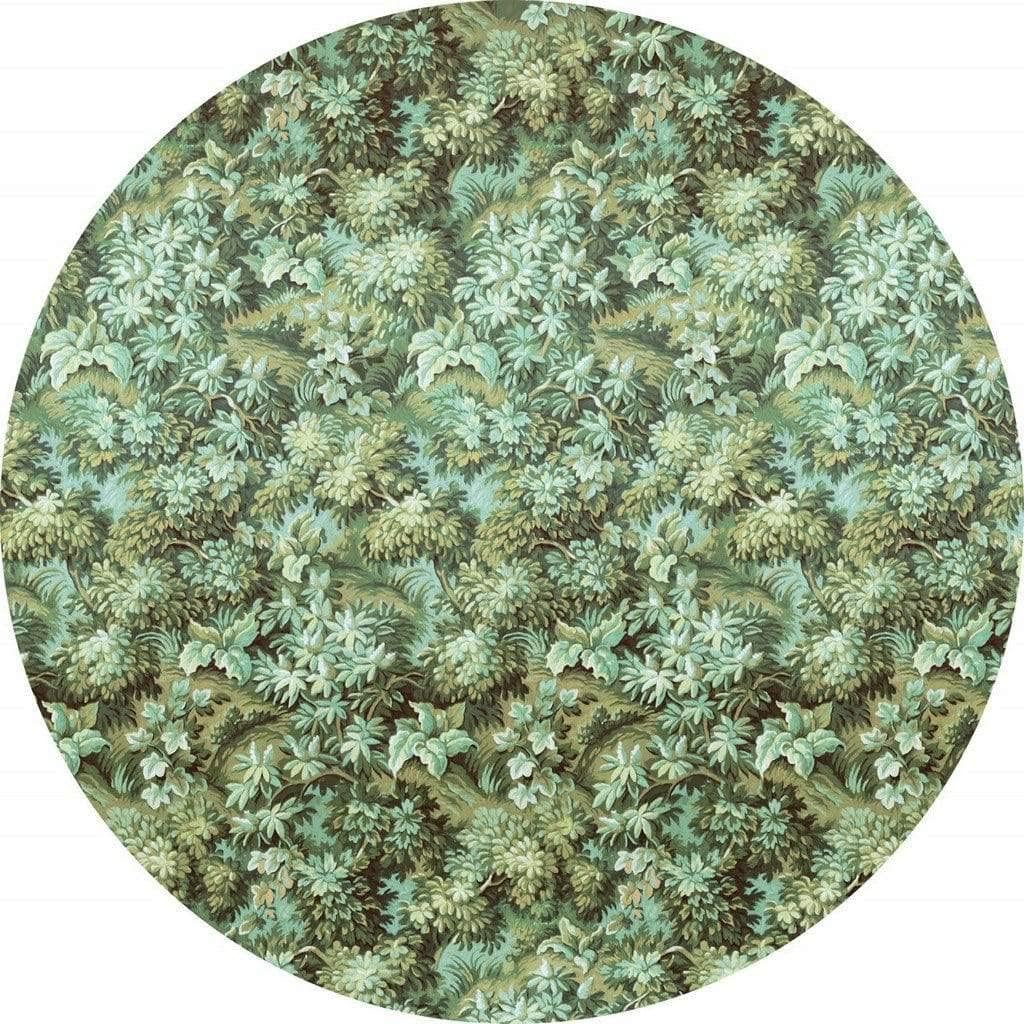 Komar DOT runde und selbstklebende Vlies Fototapete Greenery - Ø Durchmesser 125 cm - 1 Stück - Tape