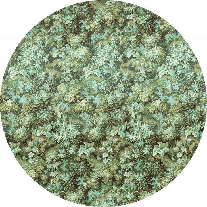 Komar DOT runde und selbstklebende Vlies Fototapete Greenery - Ø Durchmesser 125 cm - 1 Stück - Tape