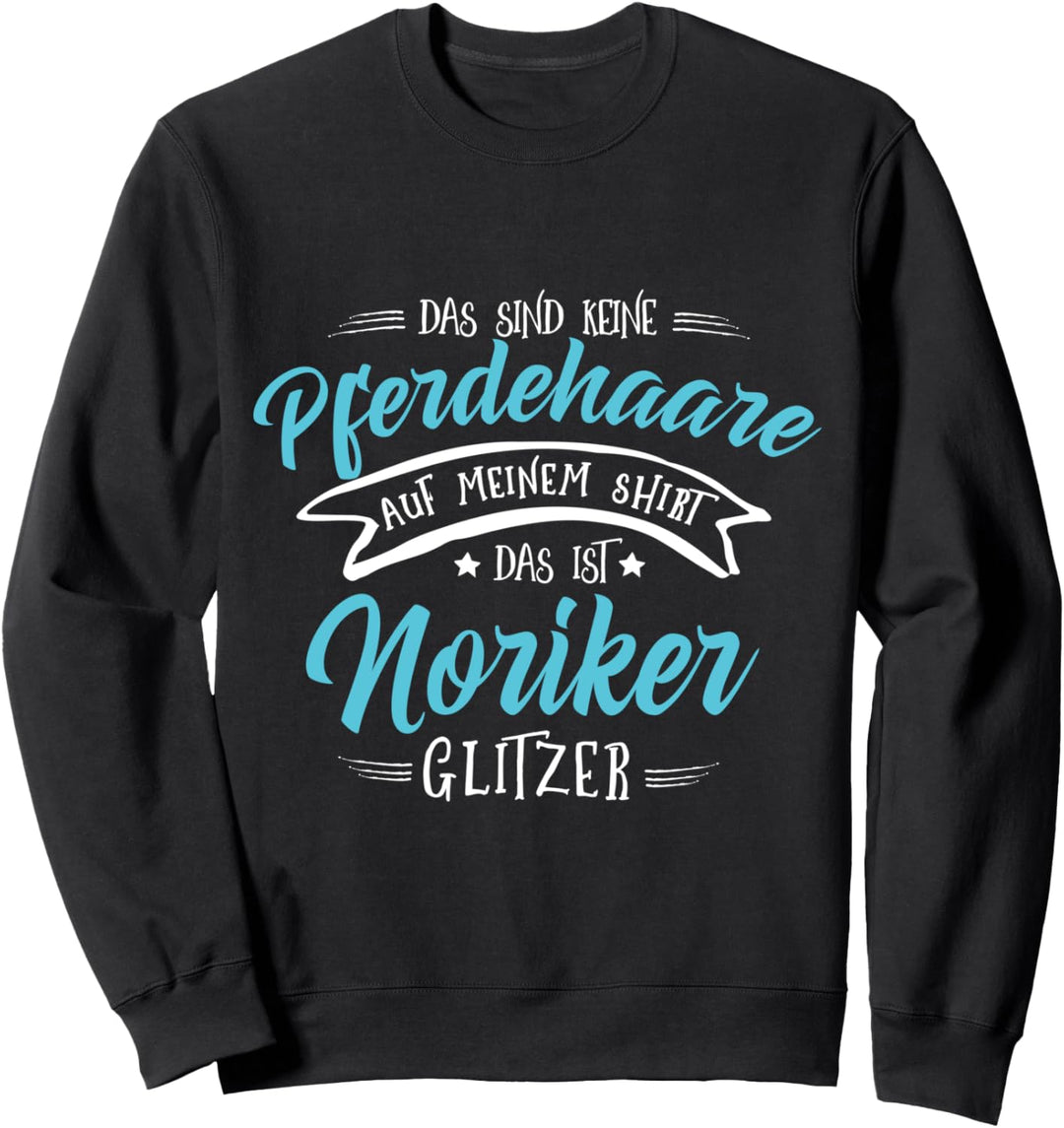 Noriker Glitzer Pferd Pferde Mädchen Geschenk Sweatshirt