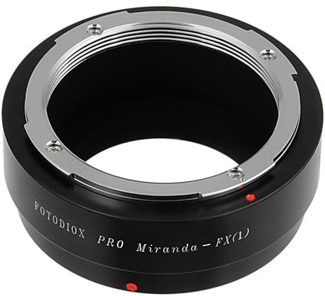Fotodiox Pro Lens Mount Adapter Compatible with Miranda (Mir) Lenses on Fujifilm X-Mount Cameras Mir