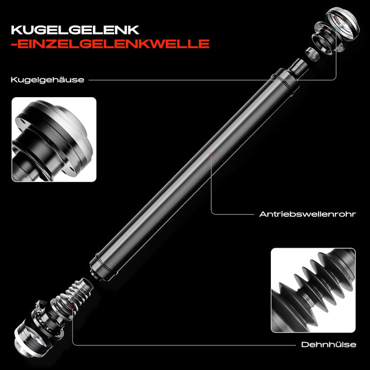 Kardanwelle Gelenkwelle Vorderachse für C-h-e-r-o-k-e-e KJ Grand C-h-e-r-o-k-e-e II WG WJ 1999-2008