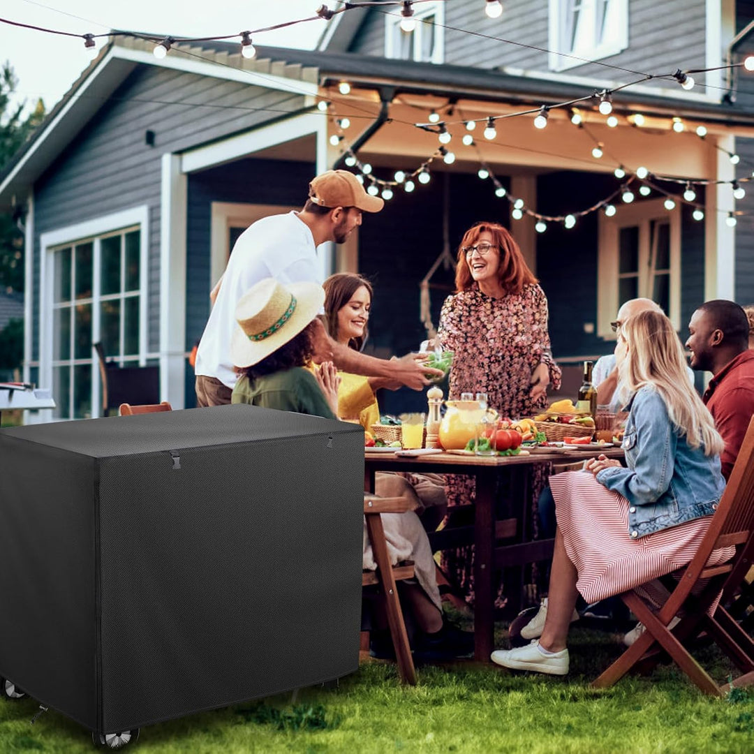 Outdoorküche Beistelltisch Abdeckung,100x60x80cm Wasserdichte Tischabdeckung für den Esswagen Terras