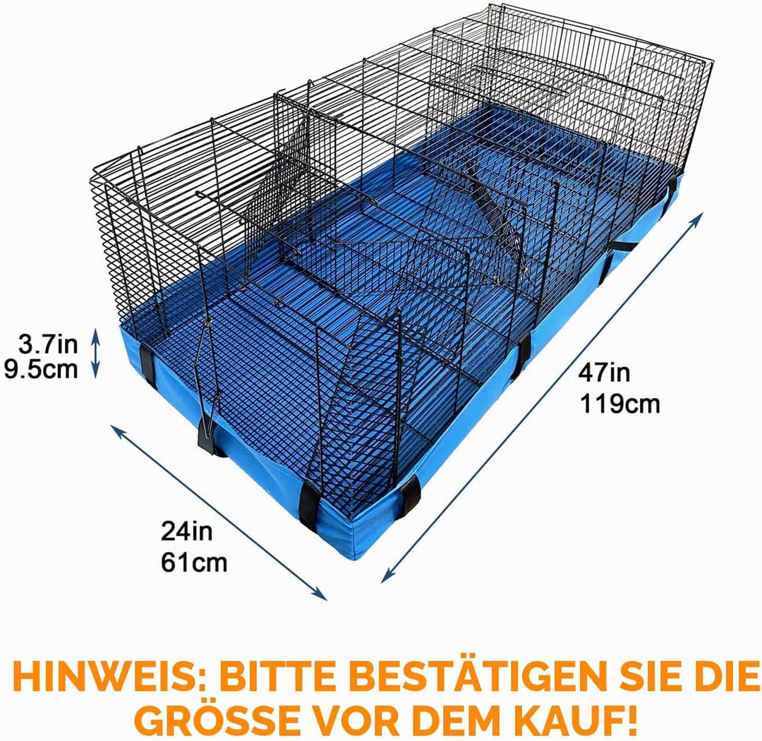 Wasserdicht Oxford-Stoff Lebensraum für Meerschweinchen Haustierkäfig(Käfig Nicht enthalten) Waschba
