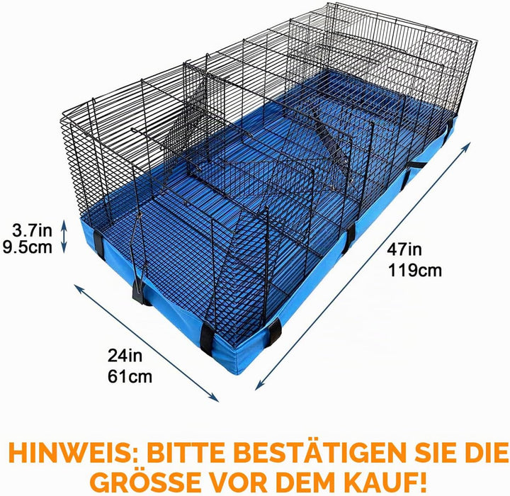 Wasserdicht Oxford-Stoff Lebensraum für Meerschweinchen Haustierkäfig(Käfig Nicht enthalten) Waschba
