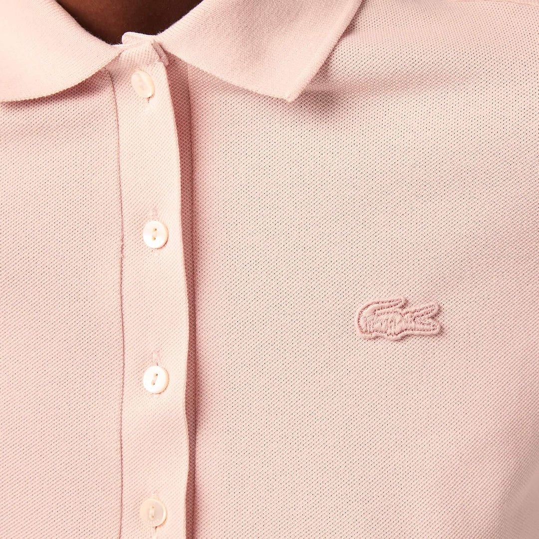 Lacoste Damen Polo-Shirt Kurzarm PF5462, Frauen Polo-Hemd,4 Knopf,Slim Fit 42 Nidus, 42 Nidus