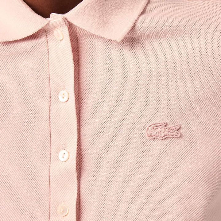Lacoste Damen Polo-Shirt Kurzarm PF5462, Frauen Polo-Hemd,4 Knopf,Slim Fit 42 Nidus, 42 Nidus