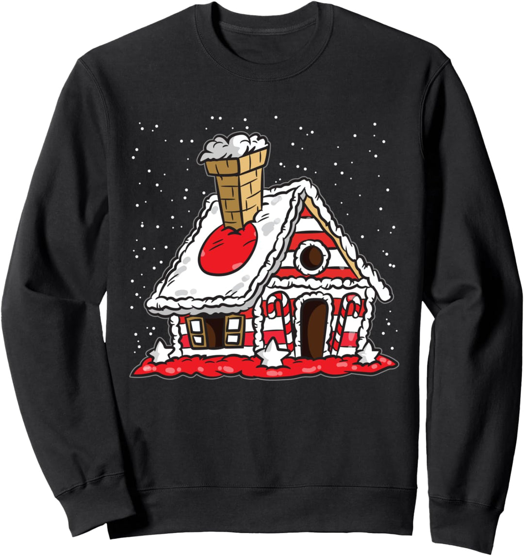 Japan Pfefferkuchenhaus - Japanische Weihnachtsdekoration Sweatshirt