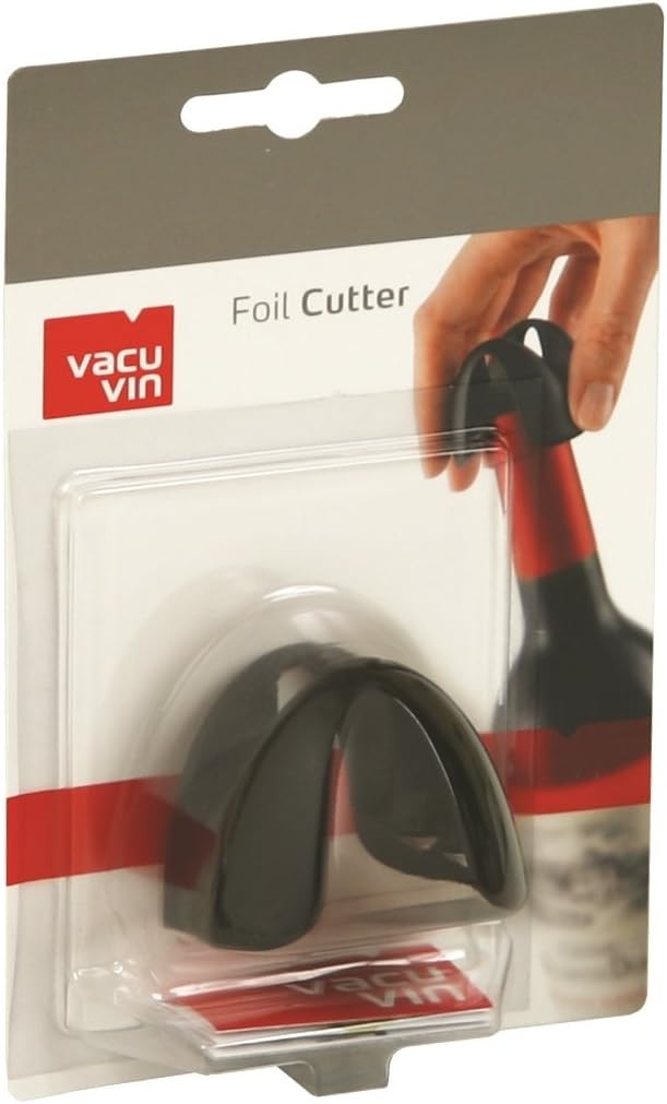 Vacu Vin Bogen-Folienschneider, Schwarz