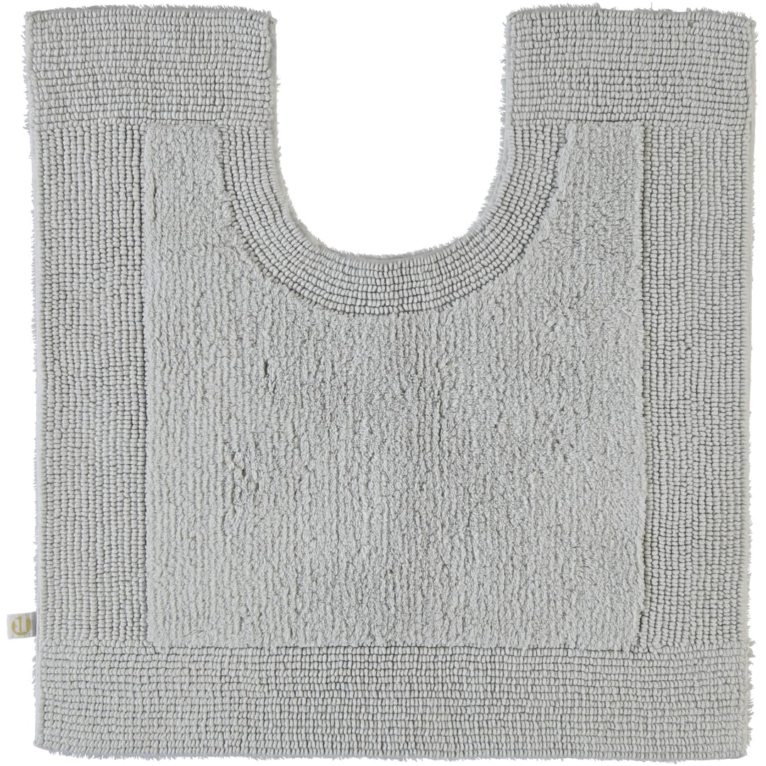 RHOMTUFT 4515316078 Badteppich mit Aussparung Prestige 60 x 60 cm, Aqua 60 x 60 cm WC-Vorleger mit A