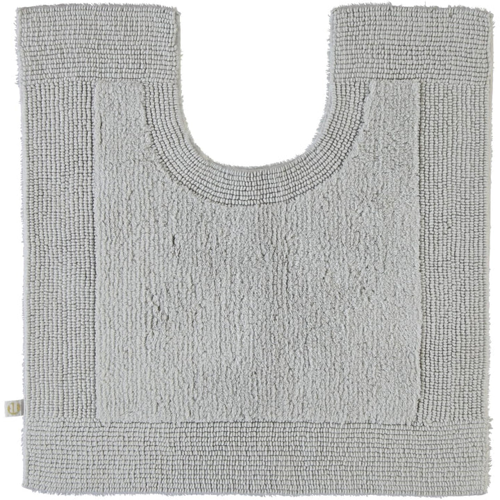 RHOMTUFT 4515316078 Badteppich mit Aussparung Prestige 60 x 60 cm, Aqua 60 x 60 cm WC-Vorleger mit A