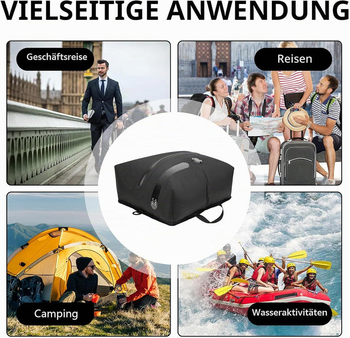 2er Pack Vakuumbeutel TPU, Kompressionsbeutel mit Ventil für Pumpe oder manuelles Zusammendrücken, a