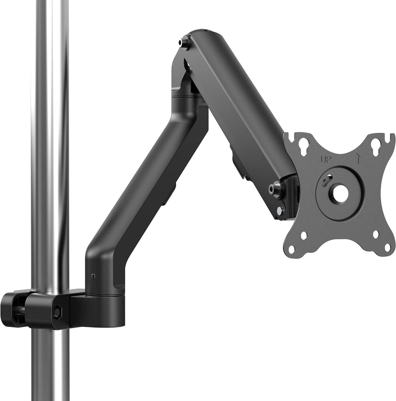 WORLDLIFT Pfostenhalterung für Bildschirme mit mechanischer Feder, einfache VESA-Befestigung für 17"
