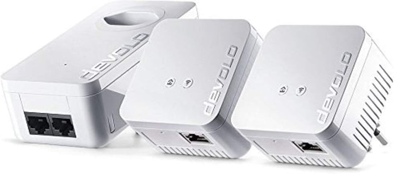 Devolo dLAN 550 WiFi Network Kit Powerline (500 Mbit/s Internet über die Steckdose, 300 Mbit/s über