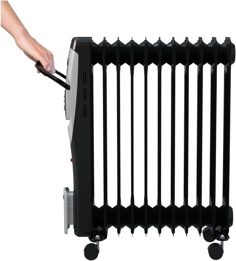 Güde Ölradiator OR 2500-11 DT (2500 W, 3 Heizstufen: 1000/1500/2500 W, 11 Rippen, LCD-Display, Kipp-