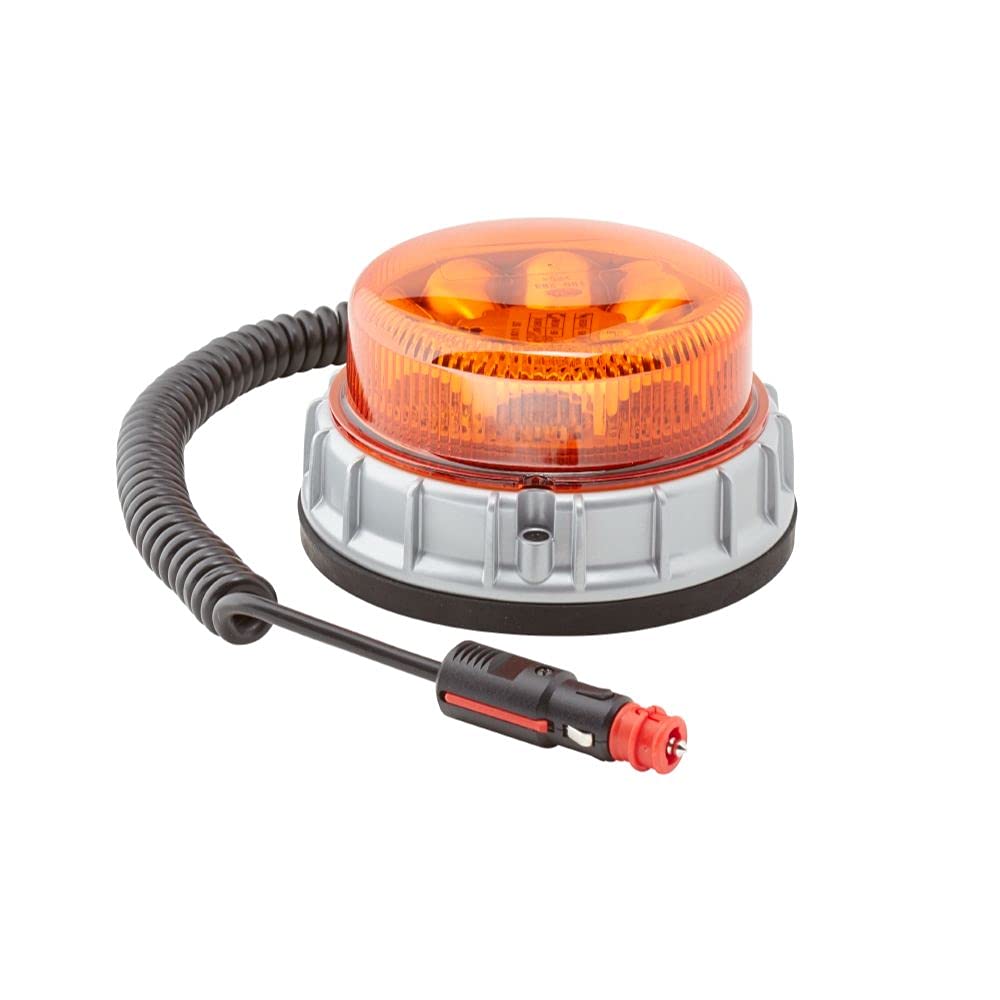 HELLA - LED-Blitz-Kennleuchte - K-LED 2.0 M - 12/24V - gelb - Anbau/Magnetbefestigung - Kabel: 600mm